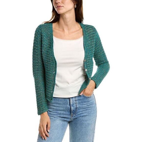 Vince Womens Marled Cardigan Med NWT $395 - Picture 3 of 11